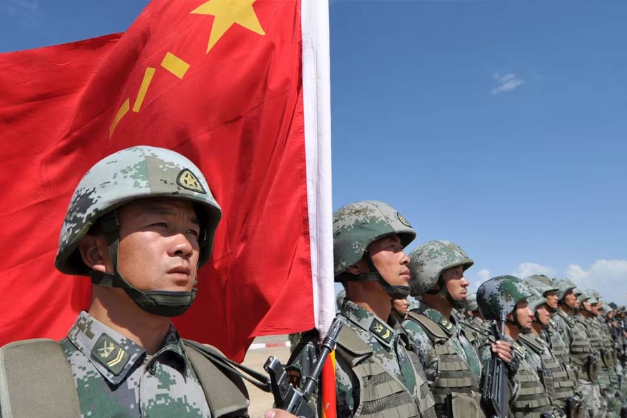 US report exposed China saying heavily armed PLA troops of 1.2 lakh still deployed near Indian boarder