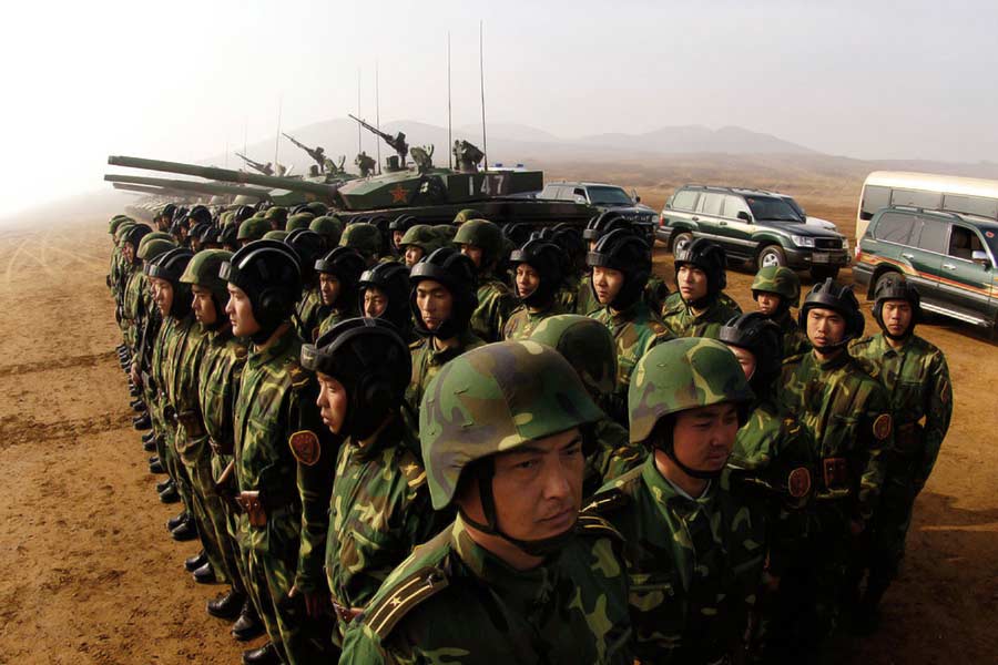 US report exposed China saying heavily armed PLA troops of 1.2 lakh still deployed near Indian boarder