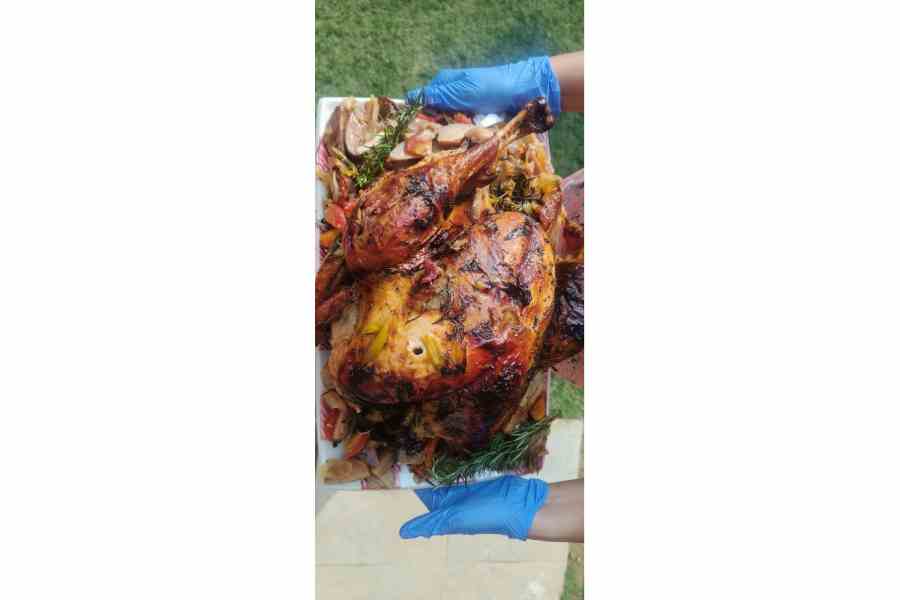 টার্কির রোস্ট।