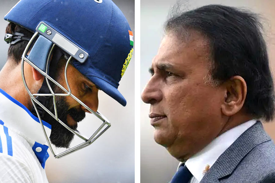 picture of virat kohli and Sunil Gavaskar