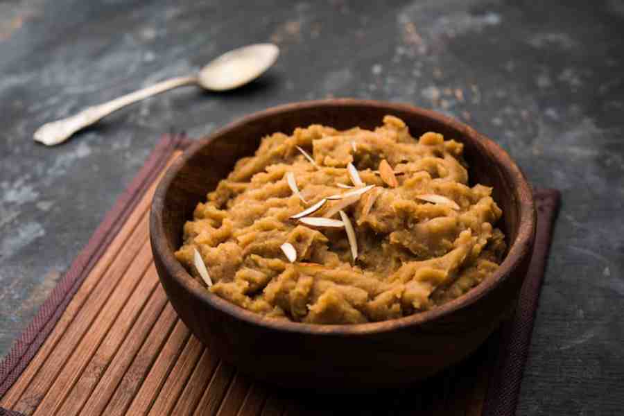 সয়া হালুয়া।