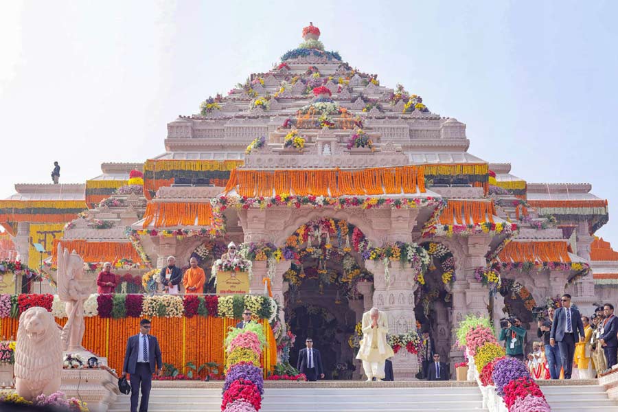 An image of Ayodhya Ram Temple