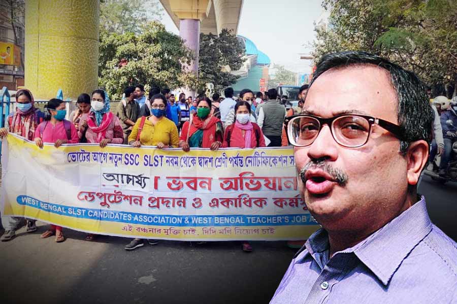 Kunal Ghosh claimed that recruitment of SLST job aspirants is getting resolved.