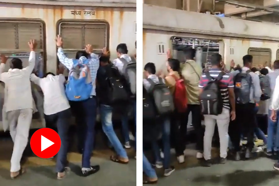 Mumbai Passengers Move Train Coach To Save Man Trapped Under It