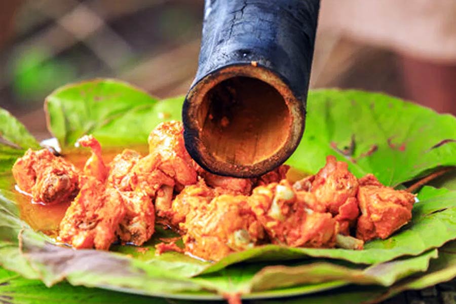 How to cook Chicken with Bamboo in this winter