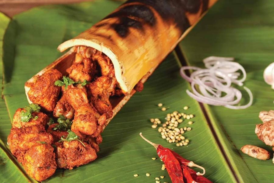 How to cook Chicken with Bamboo in this winter