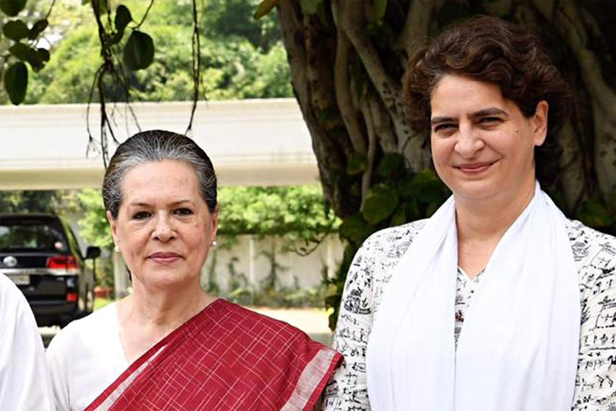Sonia Gandhi and Priyanka Gandhi