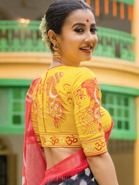 beautiful blouse designs of Monami Ghosh you can also try dgtl