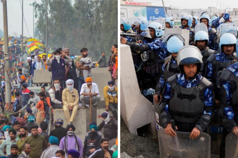 Farmers Protest In Delhi Police Sealed Three Borders Of Delhi To Stop Farmers Delhi Chalo 