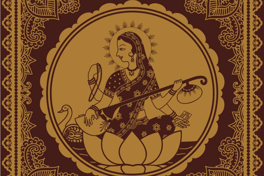 An image of Saraswati Idol