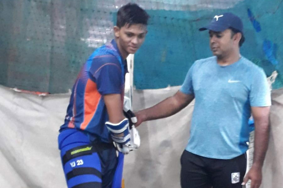 কোচের ক্লাসে যশস্বী।