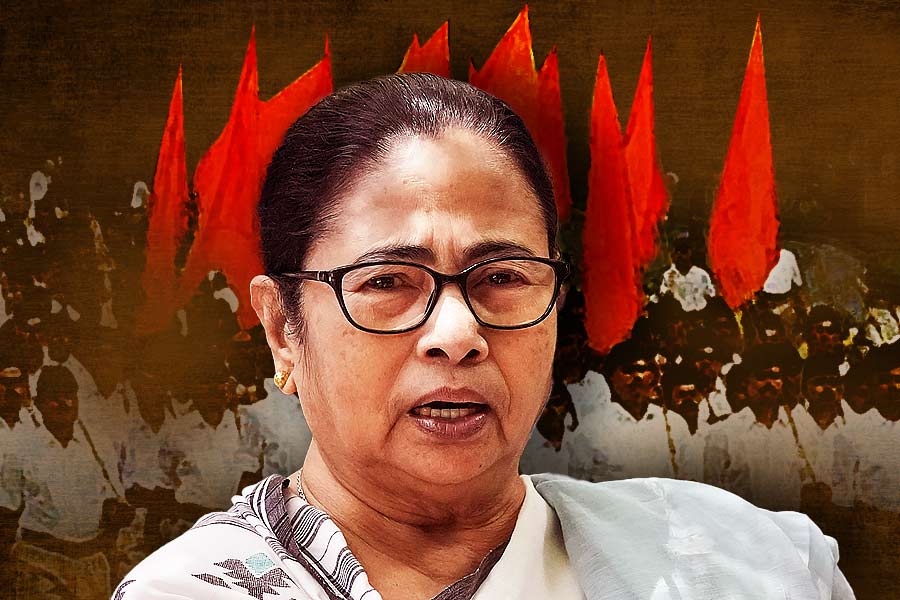 Mamata Banerjee has two different tones about RSS in three months