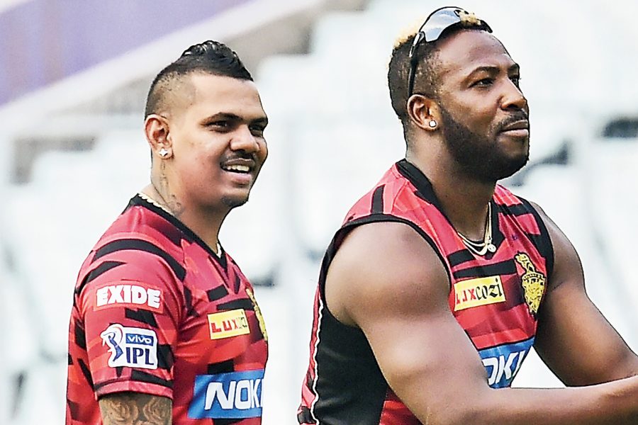 Picture of Sunil Narine and Andre Russell