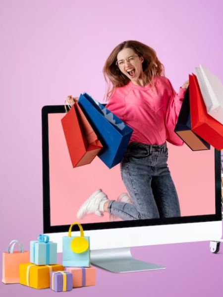 Women or men who is spending more money on online shopping dgtl