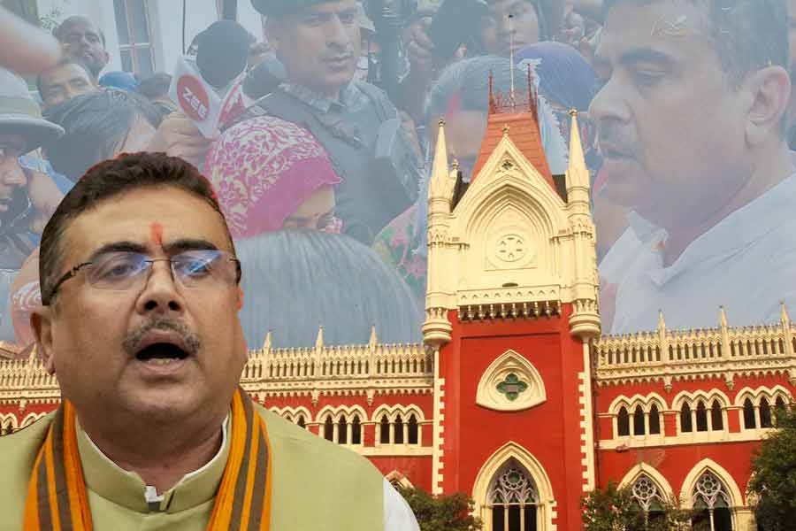 Suvendu Adhikari again approaches calcutta high court over Sandeshkhali Row
