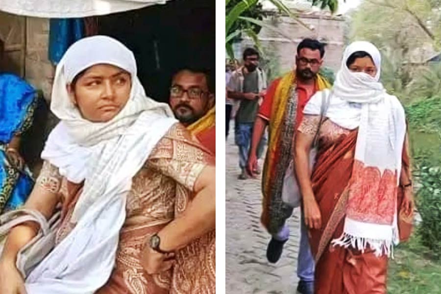 Minakshi Mukherjee reached at Sandeshkhali in disguise, who planned the outfit