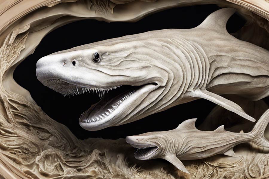 ১৫ কোটি বছর আগে সমুদ্রের তলায় সন্ধান পাওয়া যেত ফ্রিলড শার্ক নামে এক ধরনের হাঙরের। লিজ়ার্ড শার্ক নামেও এই হাঙরটি পরিচিত। জুরাসিক যুগেও নাকি এই হাঙরের অস্তিত্ব ছিল। প্রাণিবিদদের অনুমান, আটলান্টিক এবং প্রশান্ত মহাসাগরের গভীরে এখনও এই হাঙরের প্রজাতির অস্তিত্ব বর্তমান।