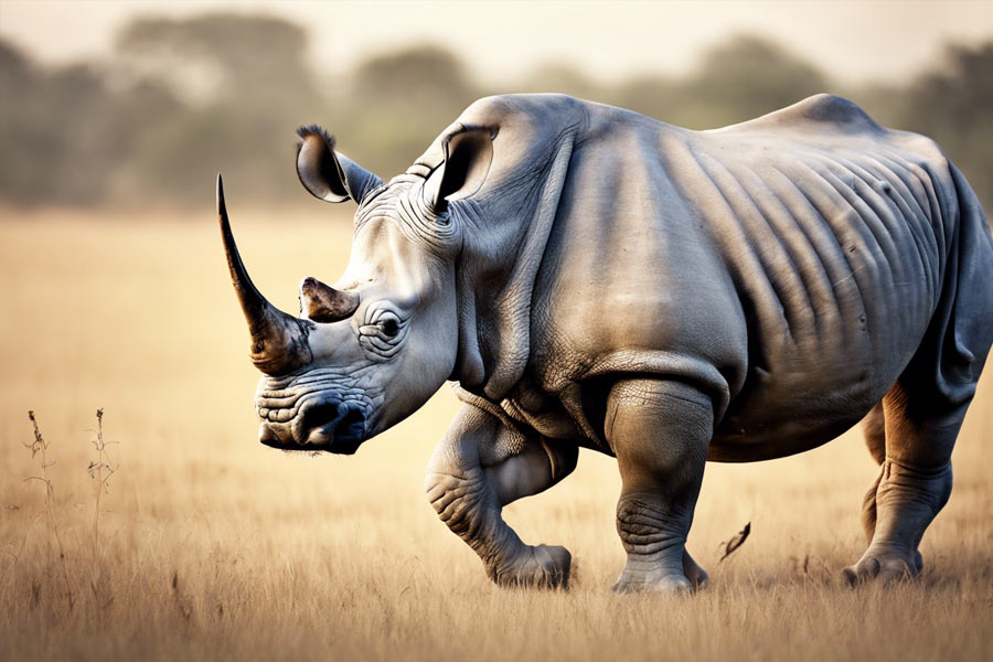 ১৪ লক্ষ বছর আগেও দক্ষিণ আফ্রিকায় দেখা যেত সাদা গন্ডার। এখনও তাদের অস্তিত্ব রয়েছে।