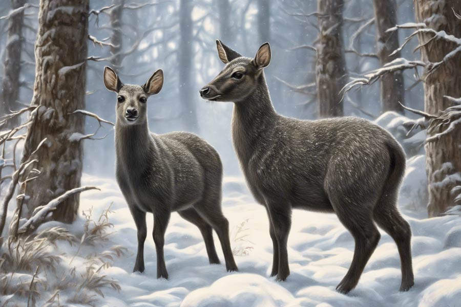 সাইবেরিয়ার মাস্ক ডিয়ার প্রজাতির হরিণের আবির্ভাব হয় ১০ কোটি বছর আগে। বর্তমানে রাশিয়ার পূর্বাঞ্চল এবং চিনের উত্তর ভাগে এই প্রাণীর দেখা পাওয়া যায়।