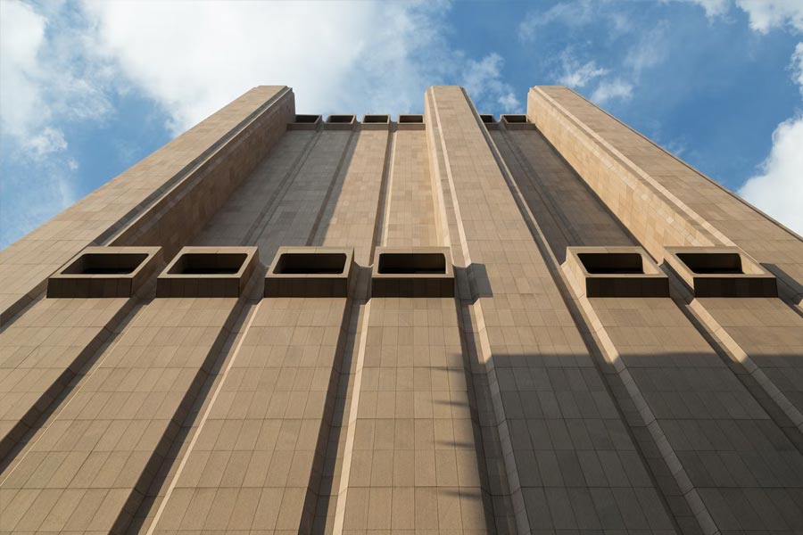 লং লাইনস বিল্ডিংয়ের প্রতিটি তলার গড় উচ্চতা সাড়ে পাঁচ মিটার। প্রতি বর্গমিটারে প্রায় ৯০ থেকে ১৩০ কিলোমিটার ওজন বহন করতে পারে এই বহুতল।