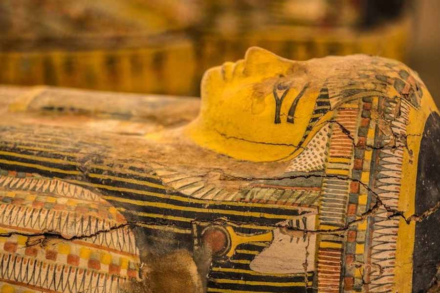 ১৬২ সেন্টিমিটার লম্বা মমির বাক্সটি ১৮৮৯ সালে ব্রিটিশ মিউজিয়ামে দান করেছিলেন লন্ডনের হল্যান্ড পার্কের বাসিন্দা ওয়ারউইক হান্ট। উচ্চমানের কাঠ এবং প্লাস্টার দিয়ে তৈরি করা হয়েছিল মমির বাক্সটি।