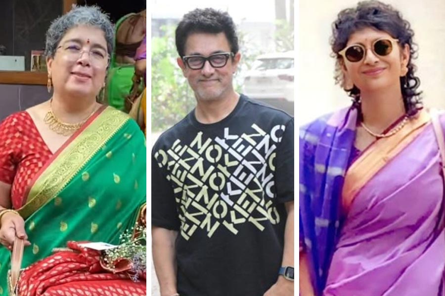 Reena Dutta and Kiran Rao, Ex wives of Aamir Khan decked up for daughter Ira Khan’s marriage dgtl