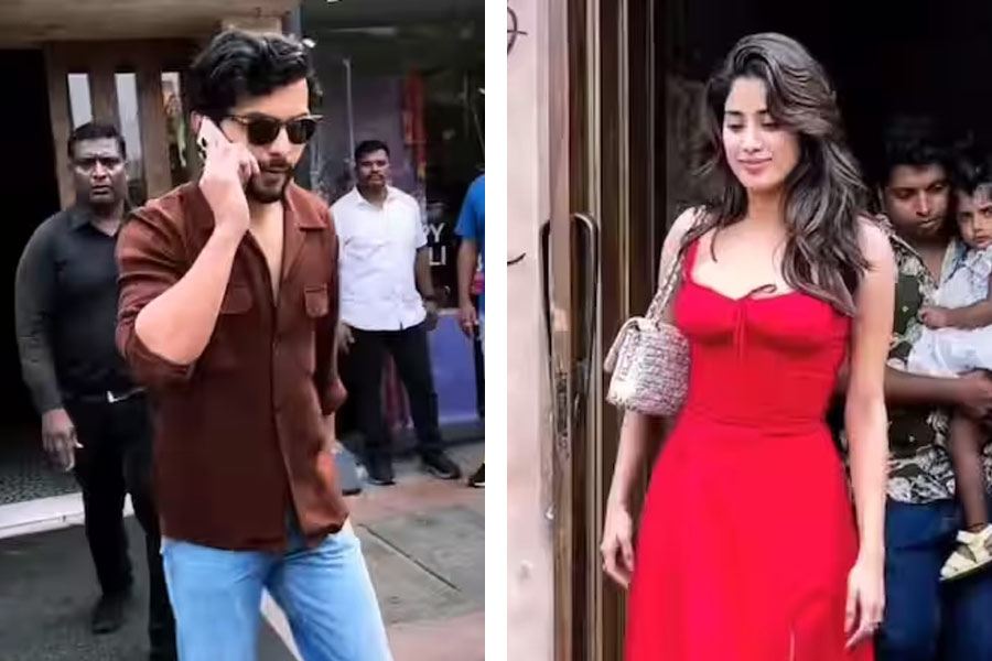 Janhvi Kapoor seen visiting Tirupati Balaji with rumored boyfriend Shikhar Pahariya a few days after her Koffe With Karan episode