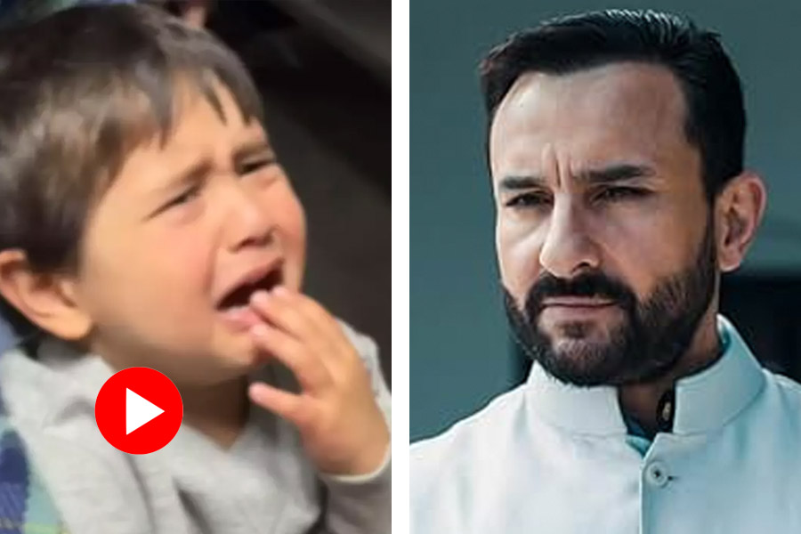 Saif Ali Khan scolds son Jeh when he tried to sit in front seat of the car, cried uncontrollably