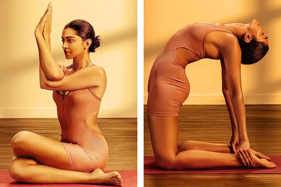 Deepika Padukone asks fans to guess her yoga pose, Alia Bhatt reacts