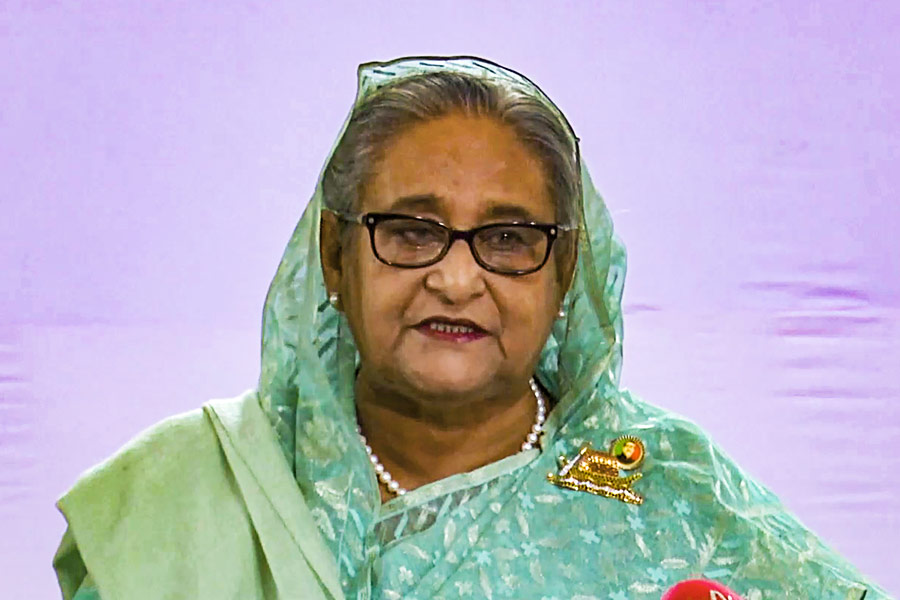 An image of Sheikh Hasina