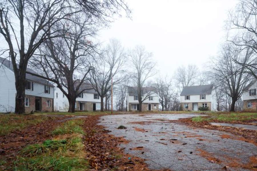 Over hundred homes abandoned in Ohio, the neighborhood was once fascinating