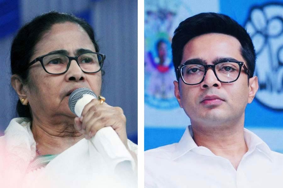 Mamata Banerjee and Abhishek Banerjee