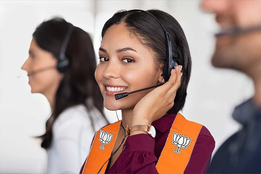State BJP will depend on call centers to make vote strategy of Lok Sabha Election 2024 team of BJP.