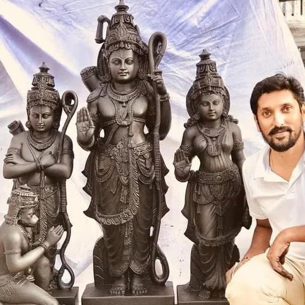 Karnataka Sculptor who created Ram Lalla idol for Ayodhya Ram Temple