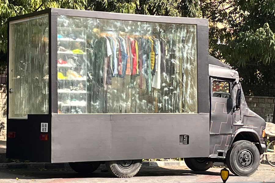 Truck with Walk-In Apparel Shop in Bengaluru goes viral.