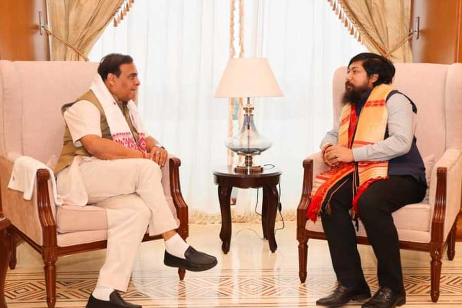 মঙ্গলবার বৈঠক করেন হিমন্ত বিশ্বশর্মা এবং নিশীথ প্রামাণিক।