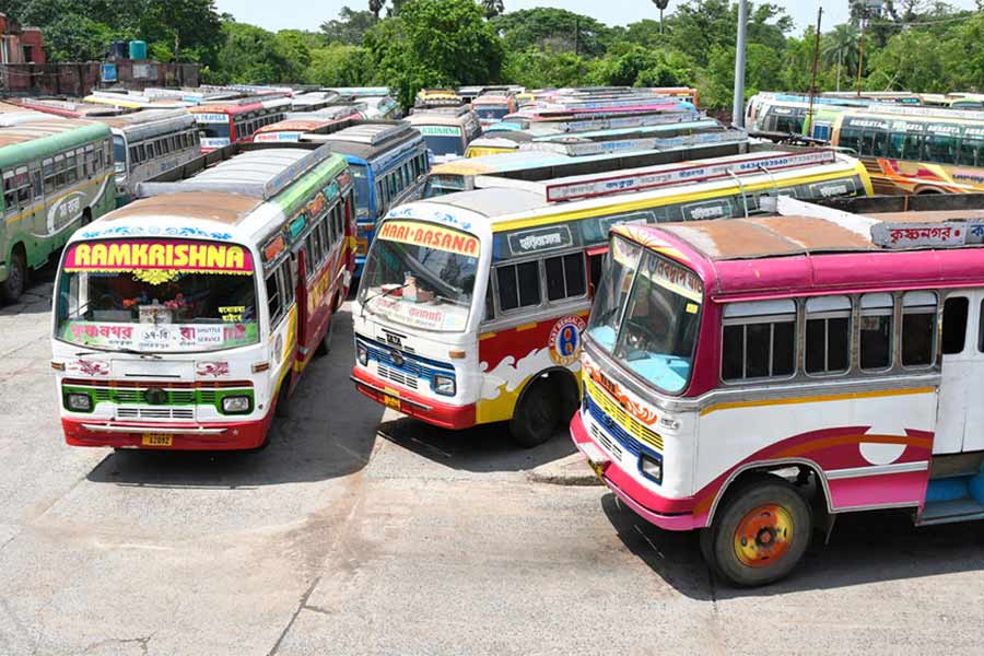 Five private bus organizations withdrew from the strike due to the LokSabha elections