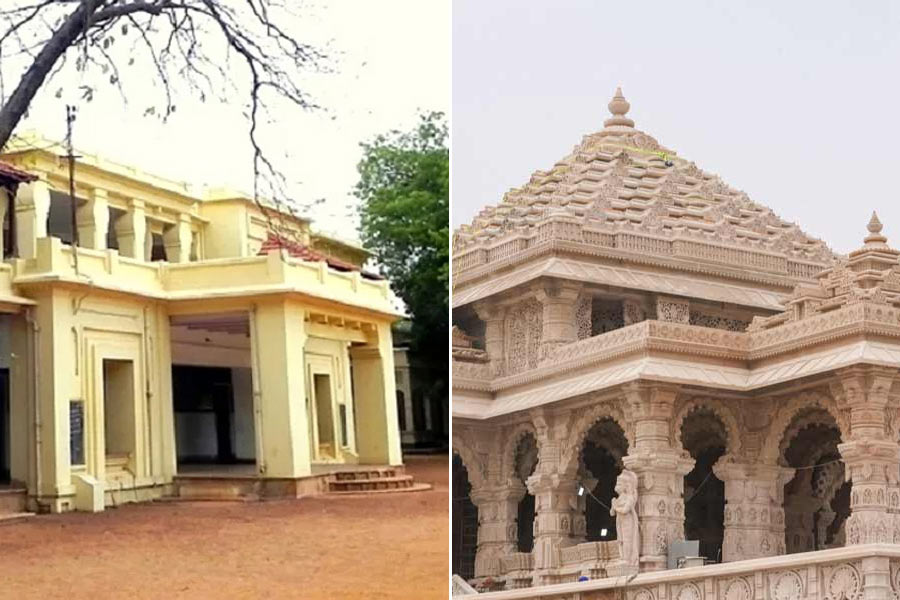 Visva Bharati University and Ram temple