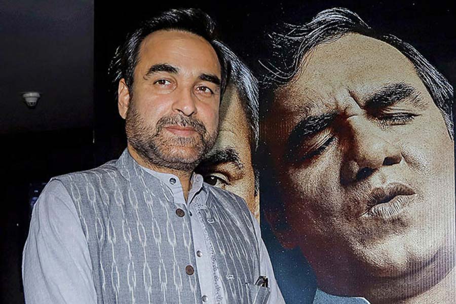 শিল্পী: ‘ম্যায় অটল হুঁ-র’ ‘ট্রেলার লঞ্চ’ অনুষ্ঠানে পঙ্কজ ত্রিপাঠী।