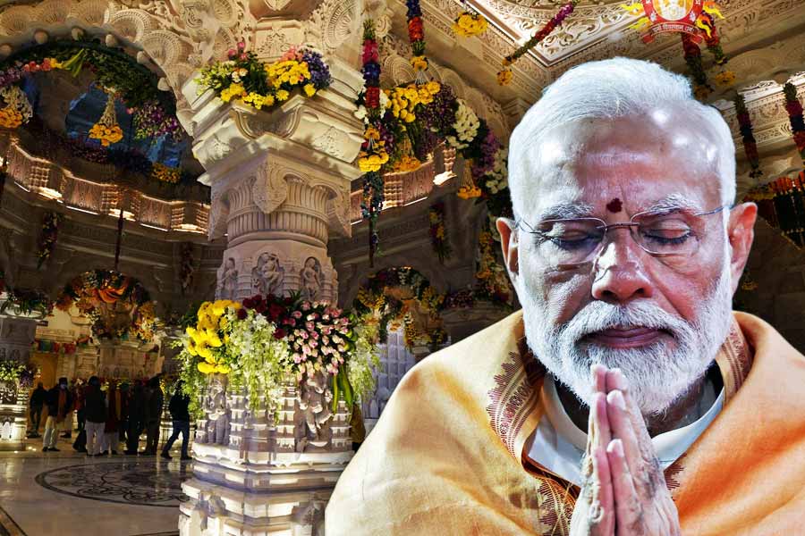 PM Modi’s schedule at Ram Mandir on the Inauguration day
