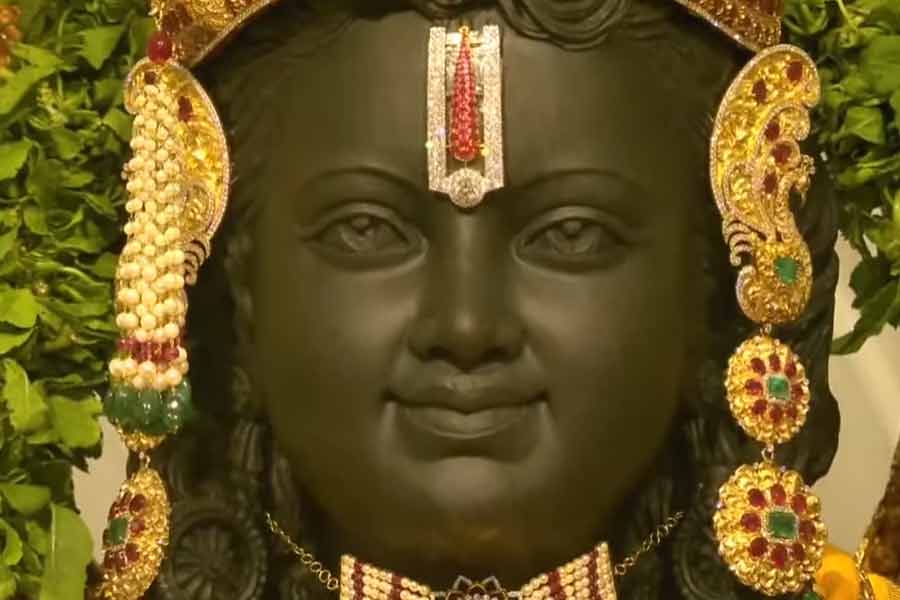 রামলালার মূল বিগ্রহ।