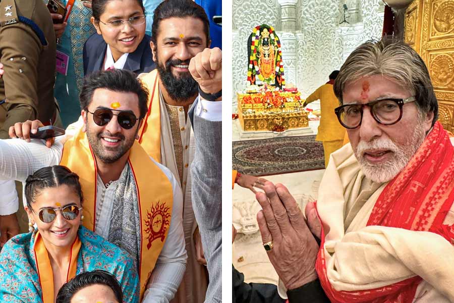 Amitabh Bachchan clicks photo with Ram Lalla Idol in Ayodhya after Pran Pratistha ceremony