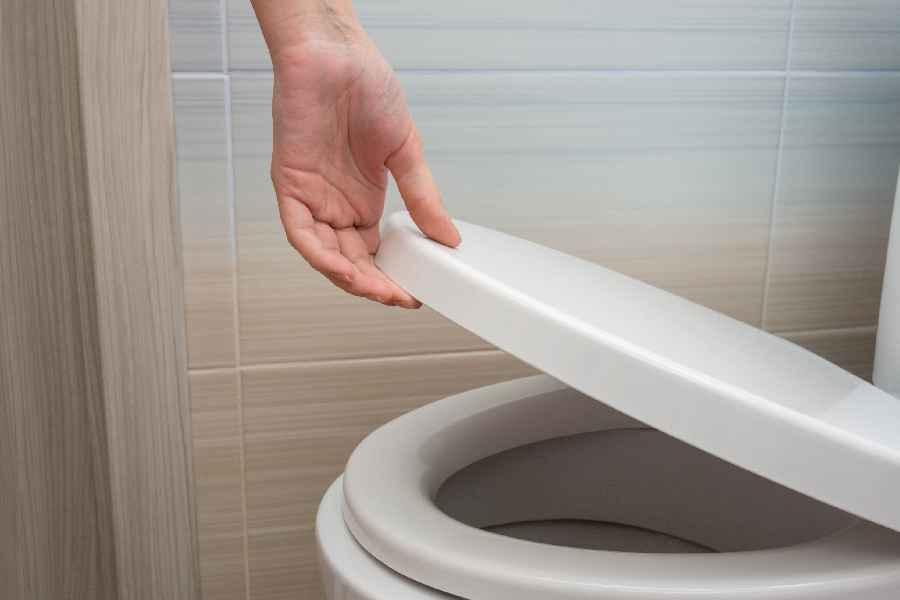 Why you need to close the lid before flushing.