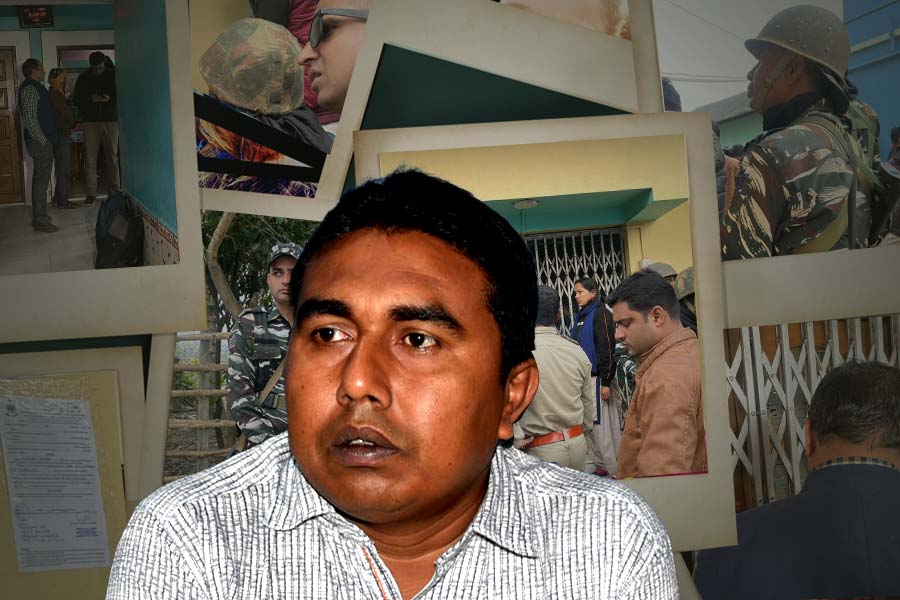 ED raid in Shahjahan Sheikh’s house in Sandeshkhali