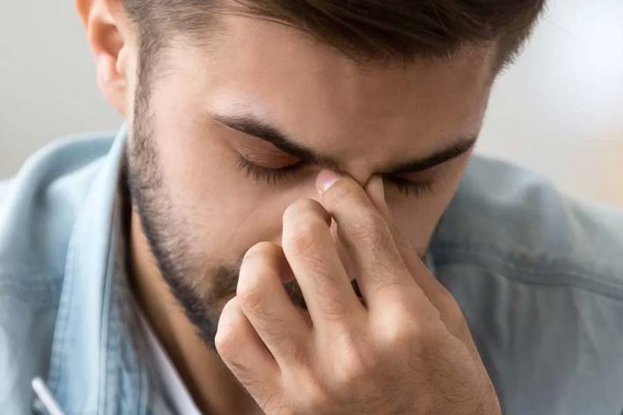 Man forced to remove his nose after having rare flu infection.