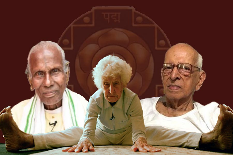 Three persons over 100 years of age got Padmashee
