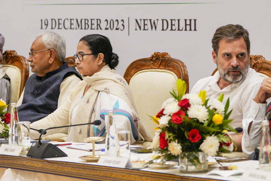 কিছু দিন আগেই ‘ইন্ডিয়া’র হাত ছেড়ে এনডিএ জোটের হাত ধরেছেন নীতীশ কুমার। লোকসভা ভোটের আসন নিয়ে কংগ্রেসের সঙ্গে অন্যান্য বিজেপি-বিরোধী দলগুলির সমঝোতা হয়নি এখনও।