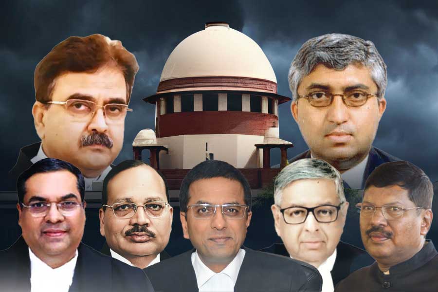 প্রধান বিচারপতির নেতৃত্বাধীন পাঁচ বিচারপতির বেঞ্চে ছিলেন বিচারপতি সঞ্জীব খন্না, বিচারপতি বিআর গাভাই, বিচারপতি সূর্যকান্ত এবং বিচারপতি অনিরুদ্ধ বসু।