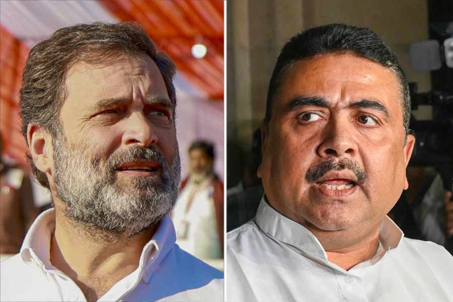 BJP leader Suvendu Adhikari under pressure for his remark about Congress leader Rahuk Gandhi