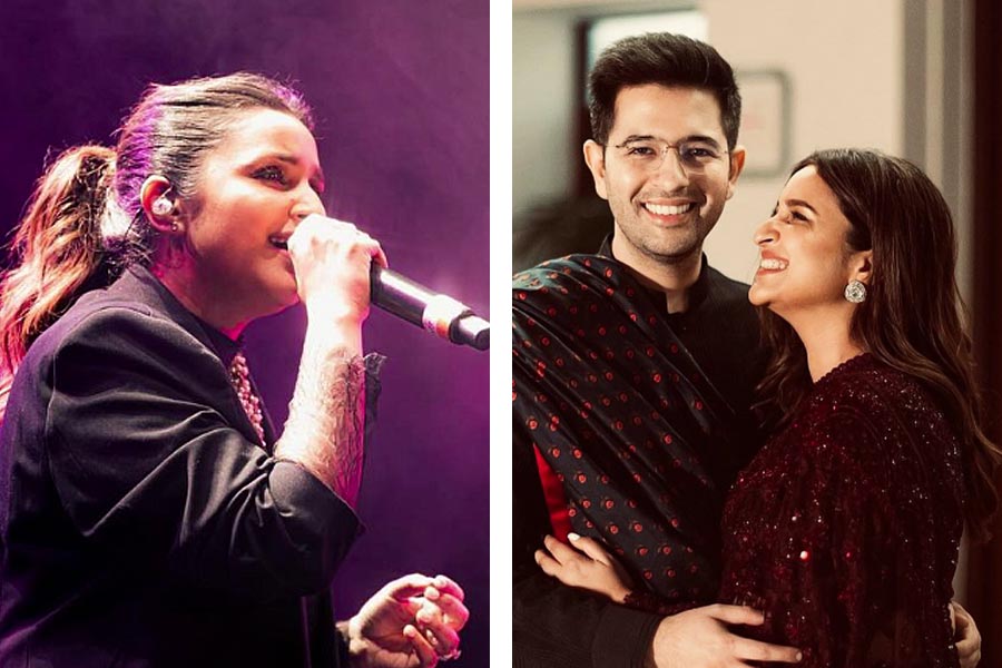 Raghav Chadha Calls Parineeti Chopra before her Mumbai Concert